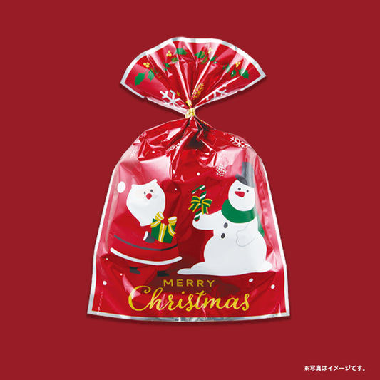 クリスマスハッピーギフト赤